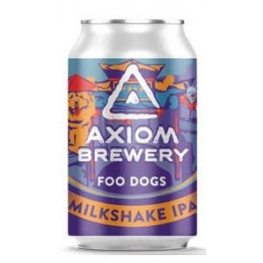 Axiom Brewery Foo Dogs 19° Milkshake IPA s mandarinkami a liči