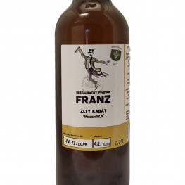 Franz Žltý Kabát 12,5% Weizen (pšeničné)